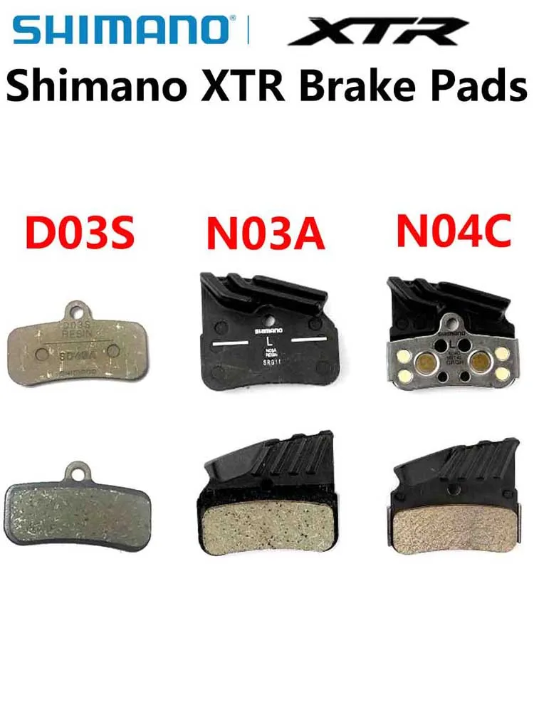 AliExpress Shimano DEORE xt XTR D03S N03A N04C Resin Metal Disc Brake Pads Cooling Fin Ice Tech 4piston Brake Pad For mtb M7120 M8120 M9120