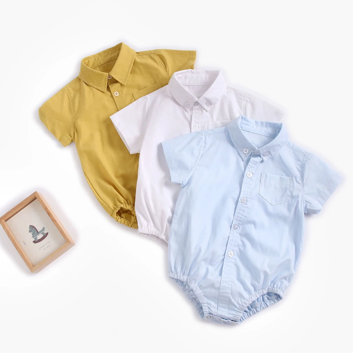 Sanlutoz – body en coton pour bébé garçon, vêtements pour nouveau-né à la mode, vêtements d'été à manches courtes pour bébé