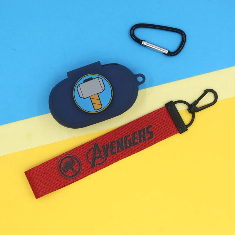 Disney Oortelefoon Hoesje Voor Samsung Galaxy Buds/Buds + Siliconen Draadloze Bluetooth Oortelefoon Hoes Shell Oplader Box Met Lanyard