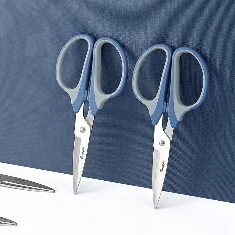 Guangbo Labor-Saving Non-Stick Scissors Multi-Function Sharp Stainless Steel Stationery ciseaux For Unpacking Paper tijeras