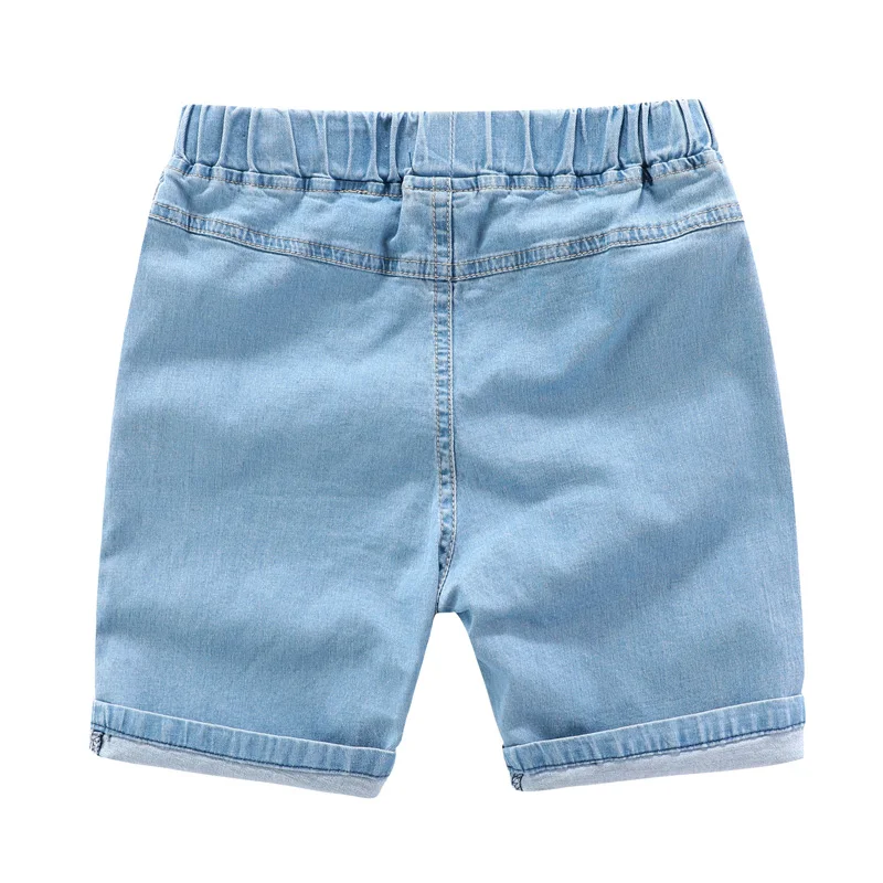 DE PEACH New Summer Baby Boys Jeans Shorts Children Cotton Denim Shorts Toddler Kids Girls Casual Cowboy Short Pants