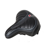 BIKIGHT Anti-slip Anti-vibration Comfortable Soft Double Spring Steel Skeleton Base Bike Saddles