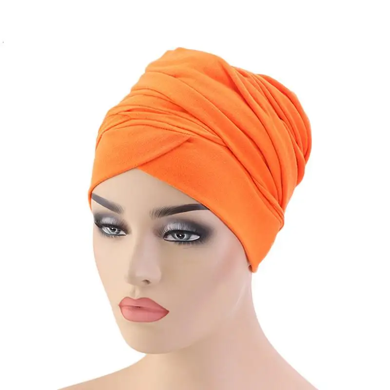 New Muslim Long Tail Scarf Hat Women Turban Chemo Cap Hair Loss Islamic Headwrap Head Cover Wrap Caps Headwear Dubai Arab Bonnet