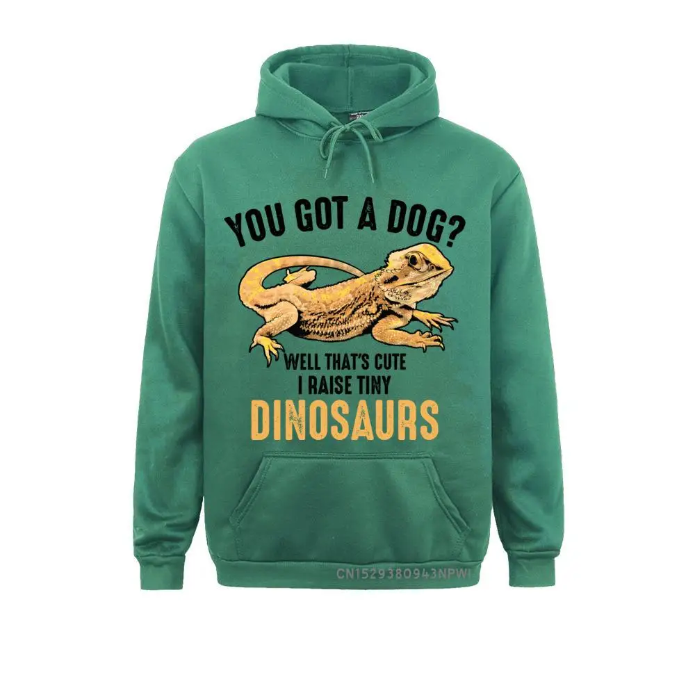 I Raise Tiny Dinosaurs Bearded Dragon Pet Gift Pullover Hoodie Male Hoodies Birthday Ostern Day Sweatshirts Classic Fitted