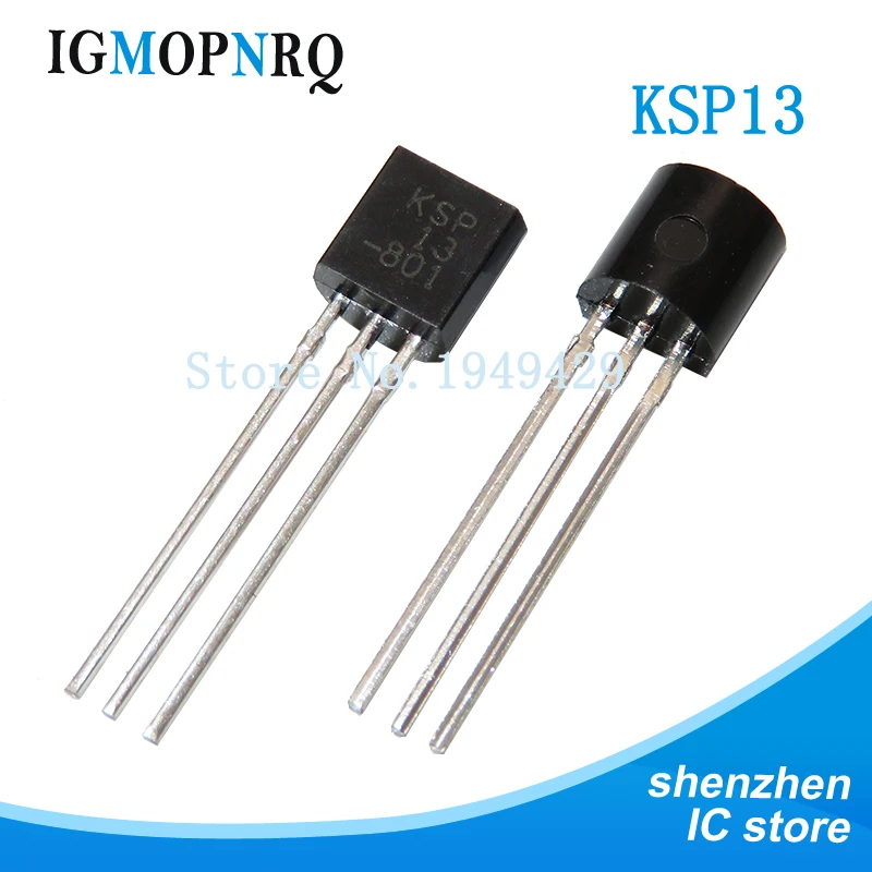 20pcs KSP13 TO92 KSP13BU TO-92 Darlington transistor Transistor line new