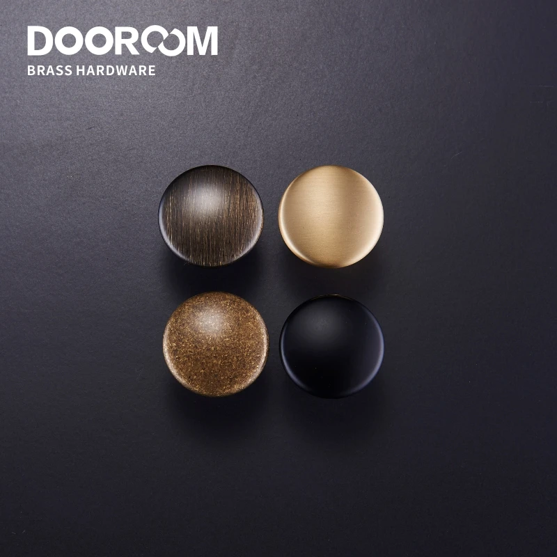 

Dooroom Brass Furniture Handles Simple American Wardrobe Dresser Cupboard Cabinet Door Drawer Shoe Box Pulls Pastoral Knobs