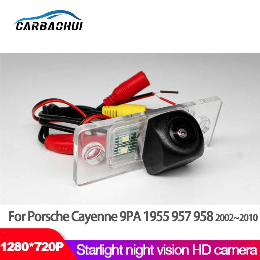 

Car wireless Reversing Back Up Camera For Porsche Cayenne 9PA 1955 957 958 2002~2010 Fish Eyes Night Vision Waterproof CCD HD