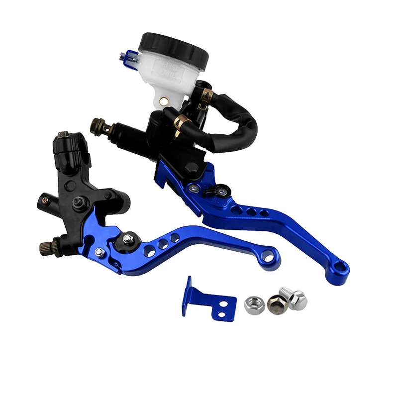 Motorcycles CNC 7/8 22mm Front Brake Clutch Master Cylinder Reservoir Levers Aluminum Alloy Motorcycle Handbrake