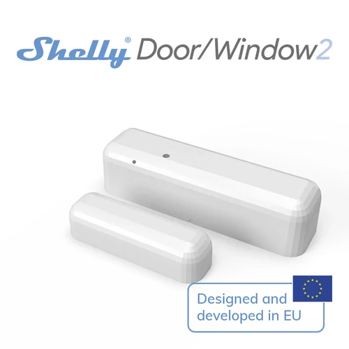 Imagen 1 del producto Shelly-Sensor de apertura y cierre de puerta y ventana, dispositivo con vibración de ángulo de inclinación, operado por WiFi, detecta e informa