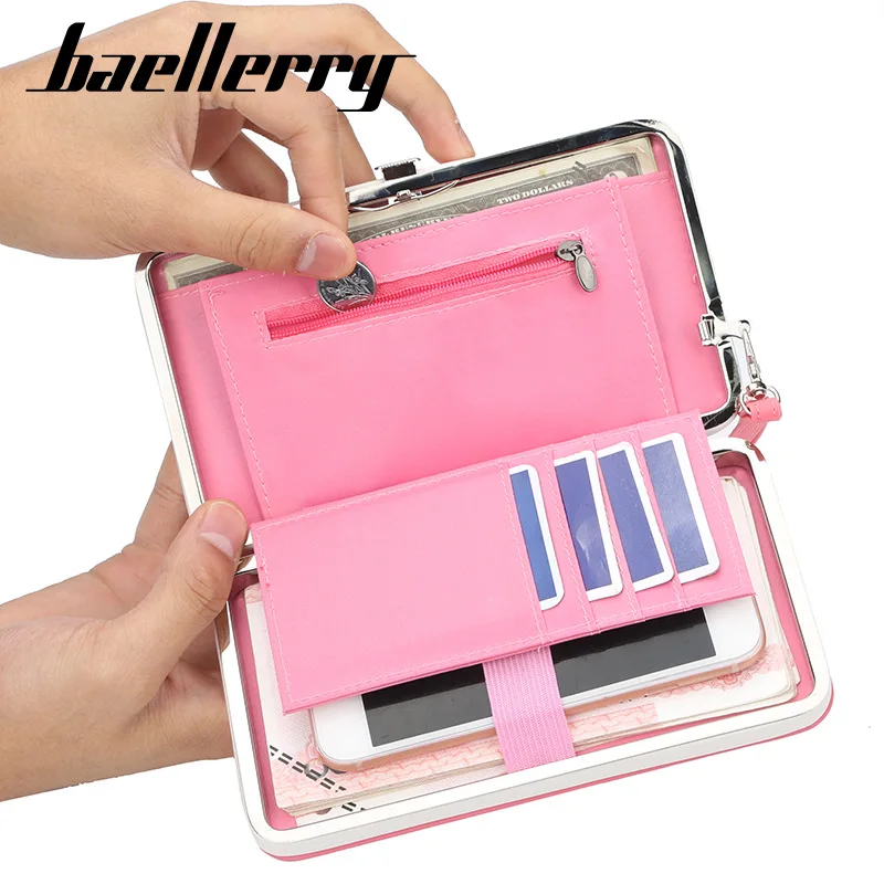 Portefeuille multifonctionnel pour femme, sac de téléphone portable, sac d'argent à talons hauts, porte-monnaie, sac à main pour femme, nouveau style