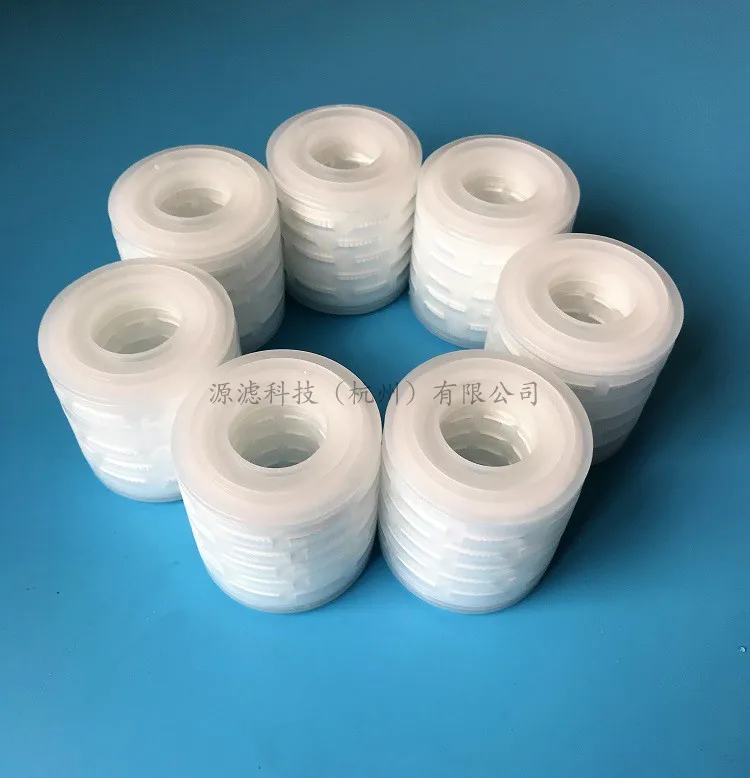 2,5 дюймовый фильтрующий элемент PP filter PTFE складной фильтрующий элемент 0,01 фильтрующий элемент для стерилизации жидкости фильтр респиратора