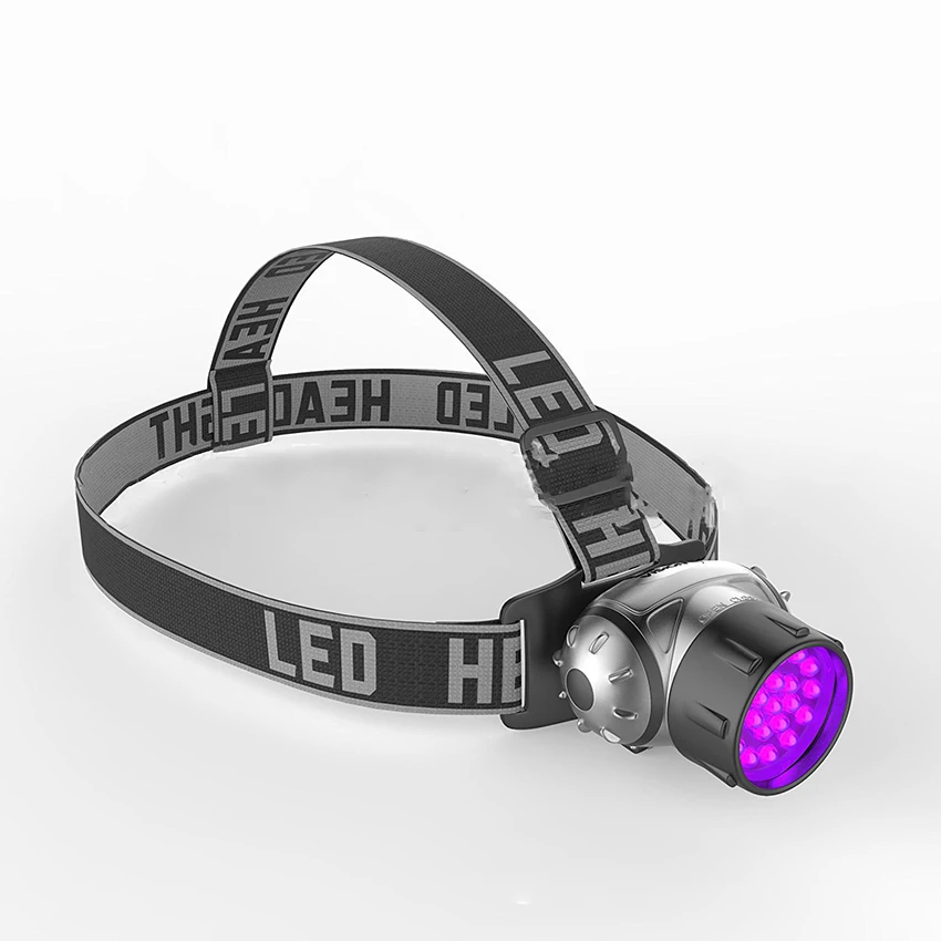 19 LED Headlamp Flashlight Lights Headlights with 4 Lighting Modes, Pet Urine Detector, Adjustable Comfortable for Adults