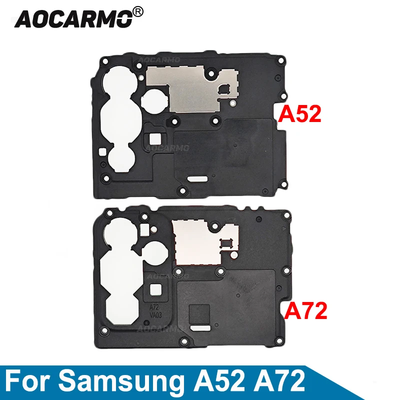 Aocarmo For Samsung Galaxy A52 4G 5G A72  Motherboard Cover Plate With Earpiece Speaker Replacement Parts