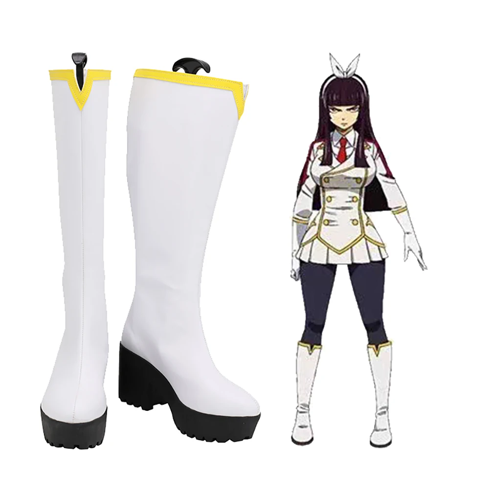 

Kagura Shoes Cosplay Fairy Tail Kagura Cosplay Boots Leather Shoes Custom Made for Adults and Kids