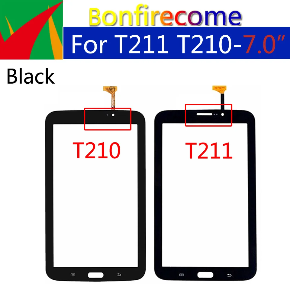 

10Pcs\lot For Samsung Galaxy Tab 3 SM-T210 T211 T210 Touch Screen Digitizer Panel Sensor Tablet Touchscreen Replacement 7.0"