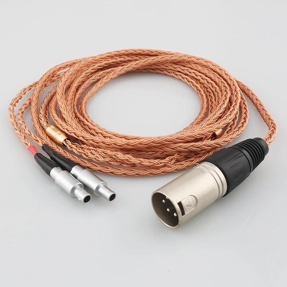 16 Core 99% 7N OCC Earphone Cable For Sennheiser HD800 HD800s HD820s HD820 Enigma Acoustics Dharma D1000 Headphone