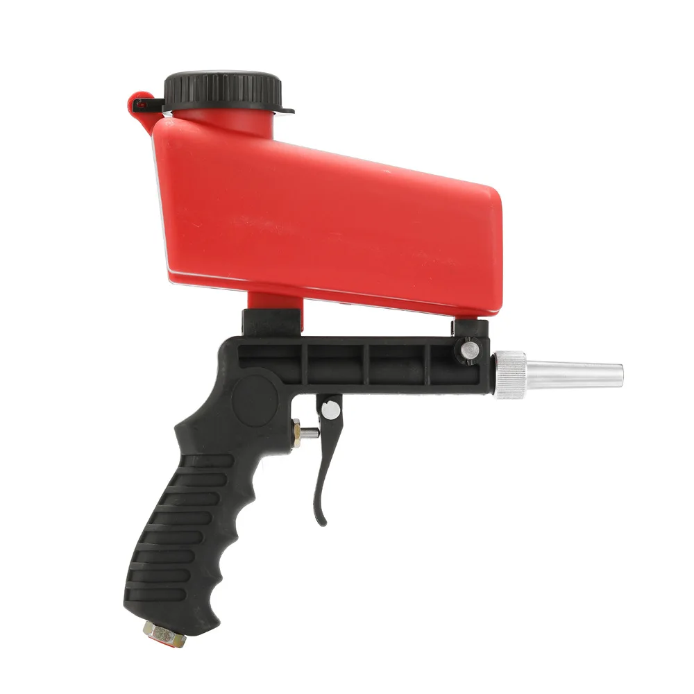 90psi Portable Gravity Sandblasting Gun Pneumatic Small Sand Blasting spray gun Adjustable Pneumatic Sandblaster