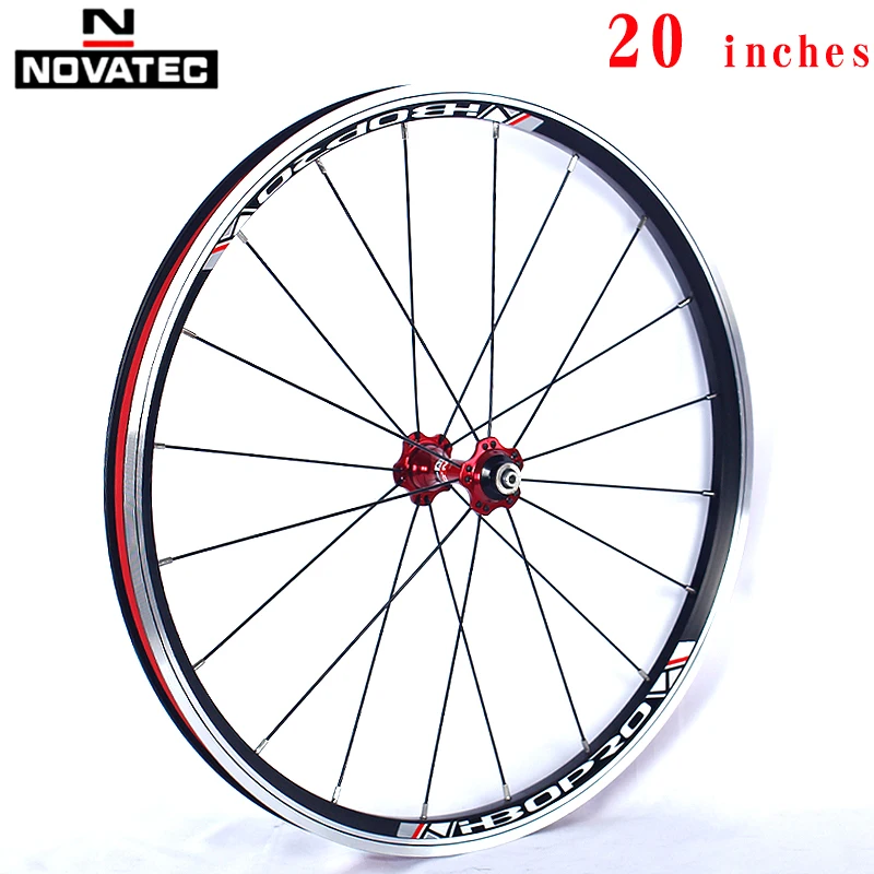 Bicycle Wheelset 20inch Novatec A271/F372SB V brake 451 406 4bearing 7-11speed 20 24H Aluminum alloy Folding wheels With QR