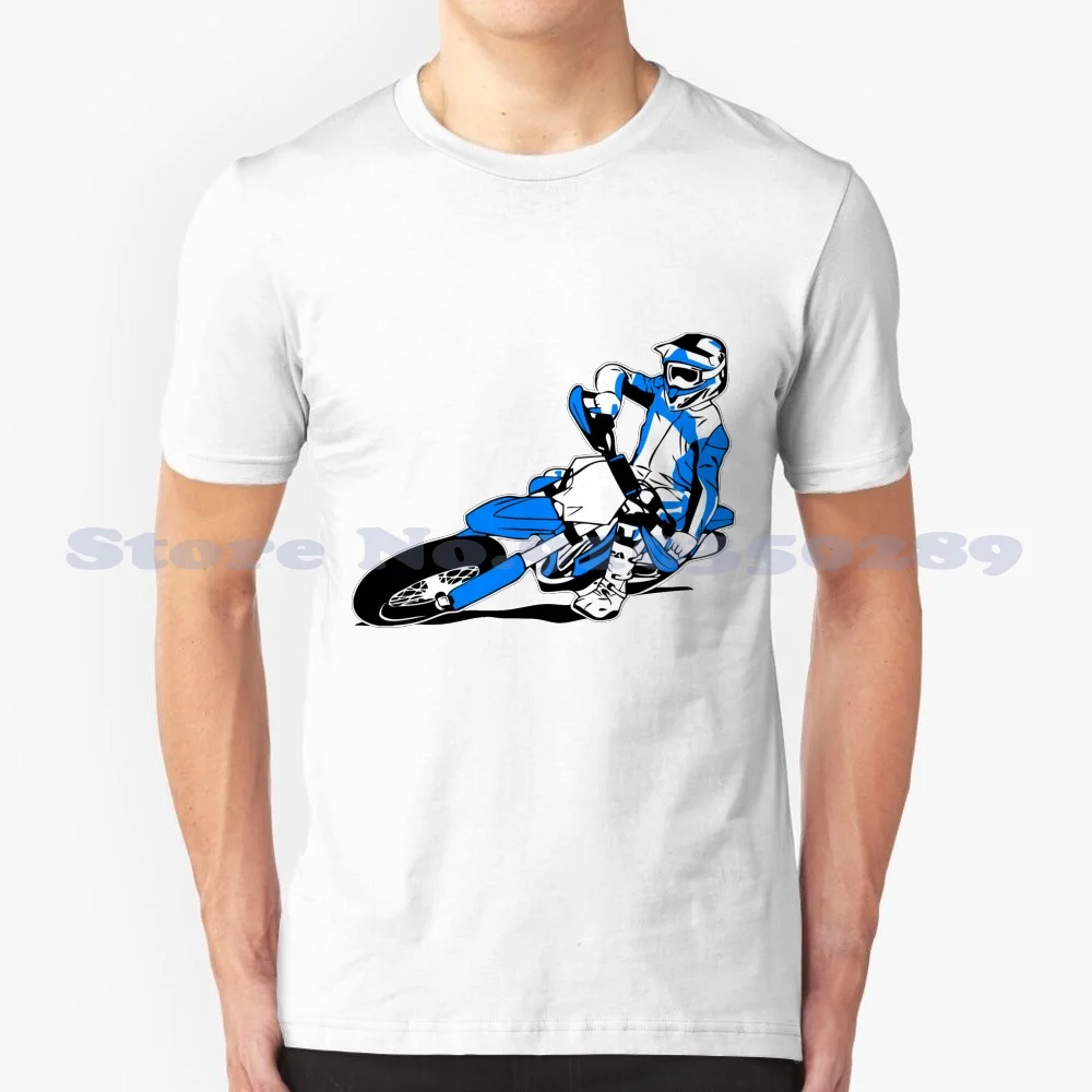 Supermoto Racing 100% Cotton T-Shirt Supermoto Moto Cross Motocross Enduro Supercross Motorradfahrer Motorradrennen Rennfahrer