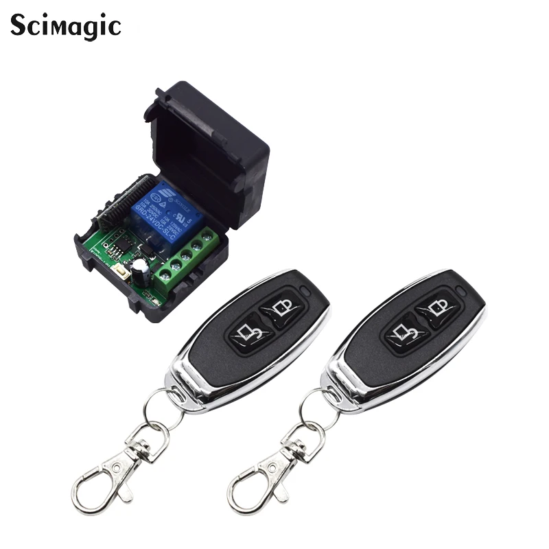 433 Mhz DC 24V 1CH Tiếp Không Dây Điều Khiển Từ Xa 433 MHz Module Thu Phát Cho Nhà Thông Minh Công Tắc bộ Phát Diy