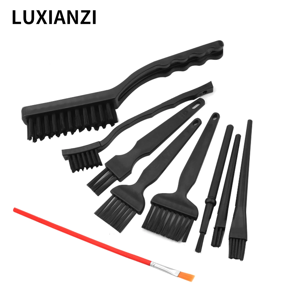 

LUXIANZI 16pcs Anti-Static Brush Kit Cleaning Brushes Phone Tablet BGA Electronic Clean Tools Keyboard Dust Dirt Removing Brush