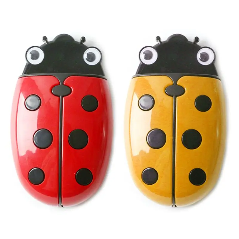 Cute Ladybug Fridge Magnetic Storage Box Eraser Whiteboard Pen Organizer Holder