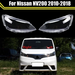 Auto Case Headlamp Caps For Nissan NV200 2010~2018 Front Headlight Lens Cover Lampshade Lampcover Head Lamp Light Glass Shell