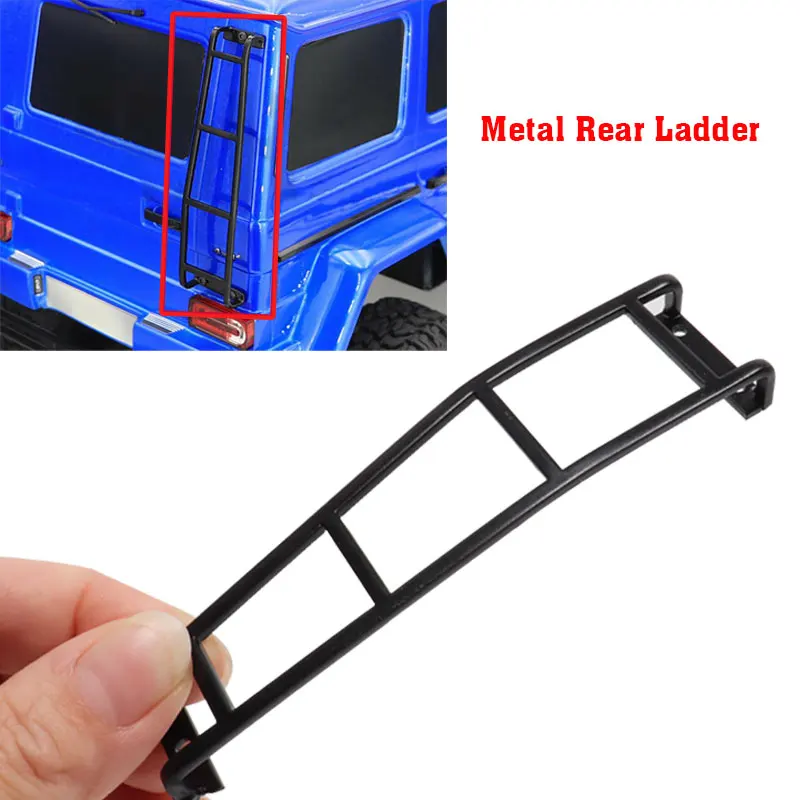 1PCS Metal Climbing Ladder Rear Ladder Stair for 1/10 RC Crawler Car Traxxas TRX4 Benz G500 Axial SCX10 90046 D90 Car Decoration