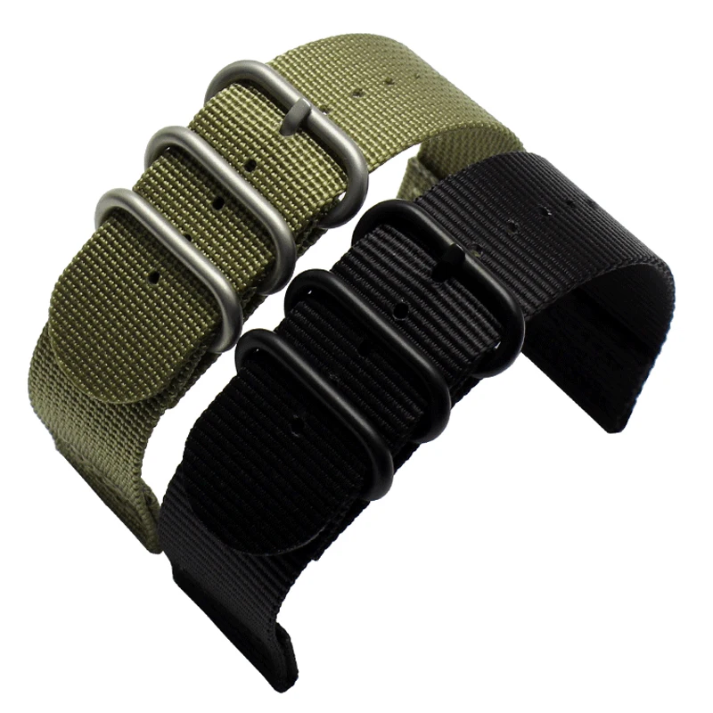 24MM Nylon Watch Strap For Suunto9 Spartan Sport HR Watch Band Baro Traverse Canvas Universal Men\'s Bracelet 18mm 20mm 22 26mm