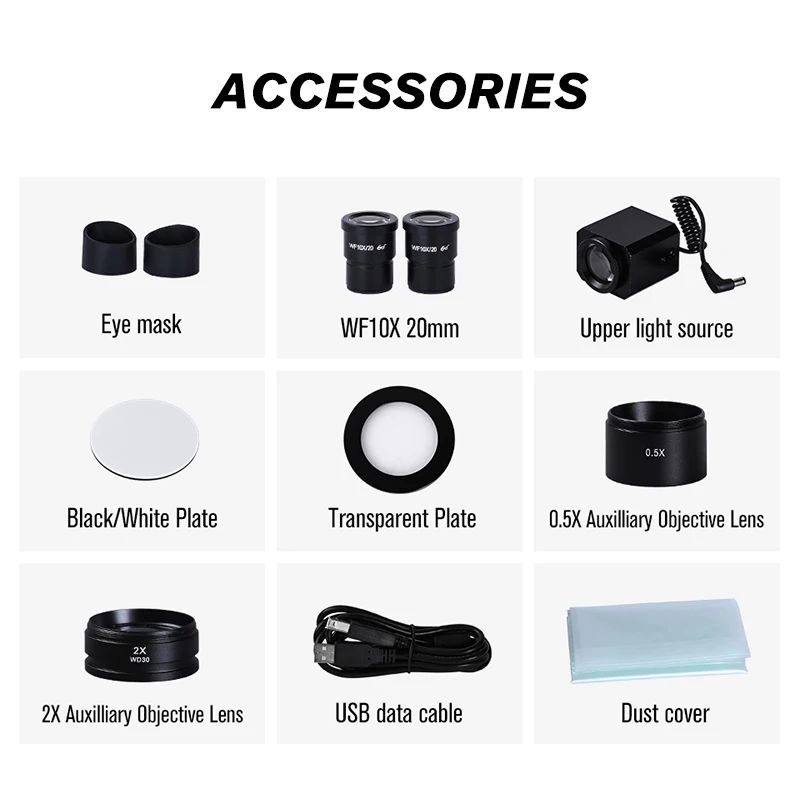 Built-in 3MP camera electronic eyepiece USB zoom 3.5 90X Binocular HD stereo microscope up/down LED light phone repair soldering