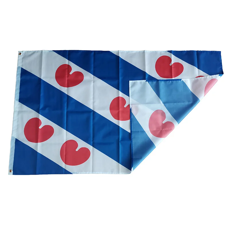 Friesland Flag Holland Netherlands City 60x90cm 90x150cm Decoration Banner for Home and Garden