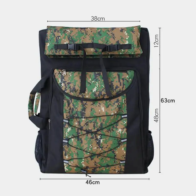 Camo Fashion Art Bag A2 Art Portfolio Case 4K Drawing Board Backpack Bag For Art Supplies 64*46cm