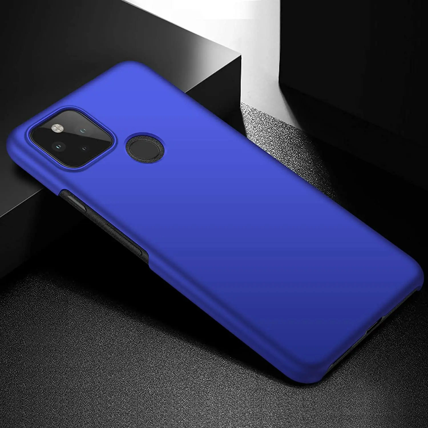 For Google Pixel 5 PC Cases Super Luxury Matte Plain Black Phone Cover For Google Pixel 5 Hard Slim Plastic Shockproof PC Case