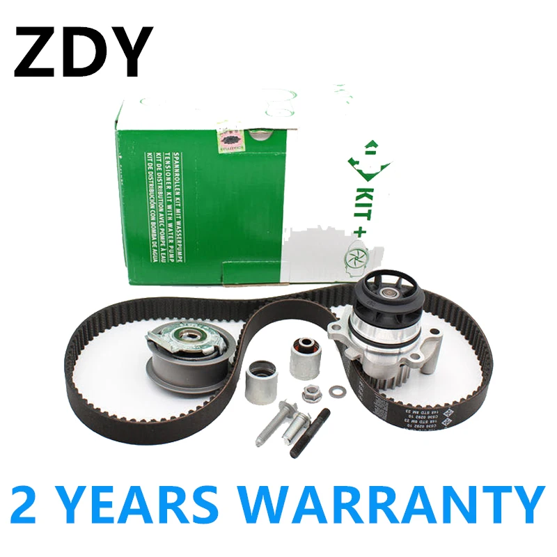 06D109119A Engine Water Pump With Timing Belt Tensioner Set For VW Golf Jetta Passat For Audi A3 A4 A6 TT 06D109243B 06F121011X