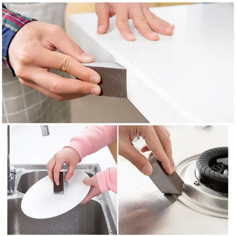 Magical Sponge Eraser Removing Rust Cleaning Brush Descaling Clean Rub For Cooktop Pot Dishwashing Sponge Utensils For Kitchen