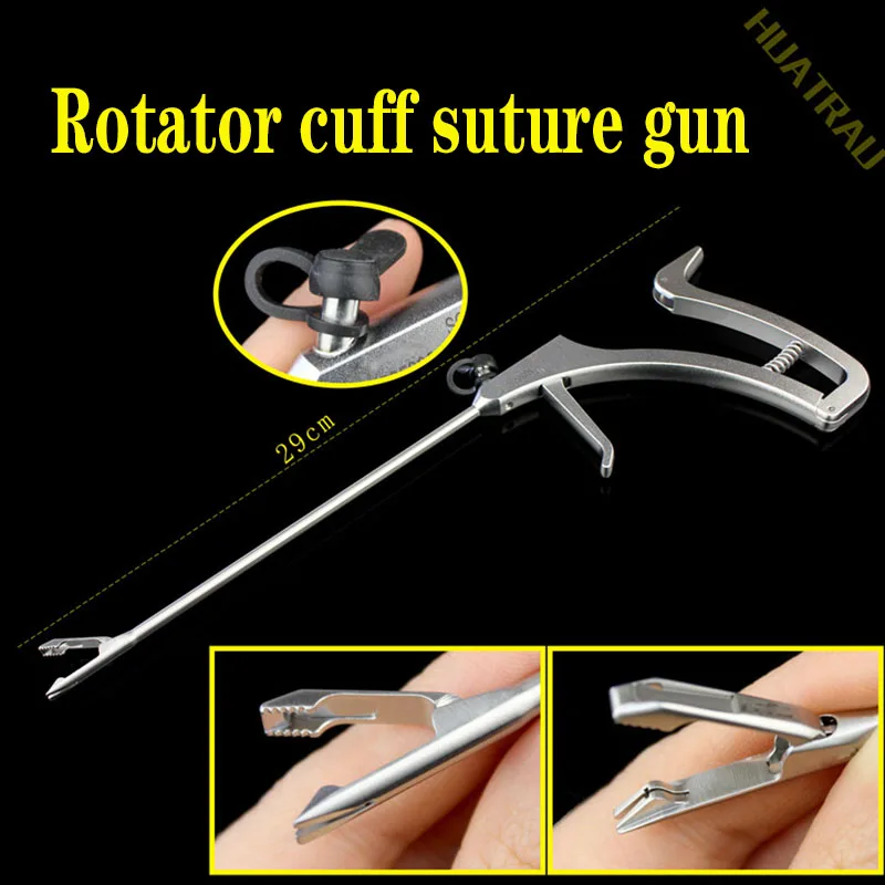 Rotator cuff suture gun device orthopedic instrument sports medicine medical Endoscope Knee joint ligament injury tear repair AO