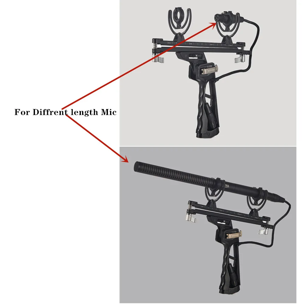 Luftschiff Windschutzscheibe & Suspension Für Schrotflinten Mikrofone Käfig Griff Stoßdämpfer Wind Pullover Mic Kabel