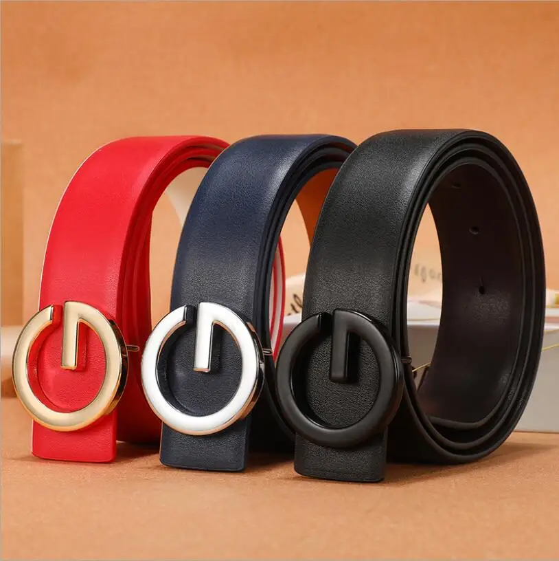 New High Quality Children Black Leather Belts for Boys Girls Kids Casual Waist Strap Belt Waistband for Jeans Pants Trousers