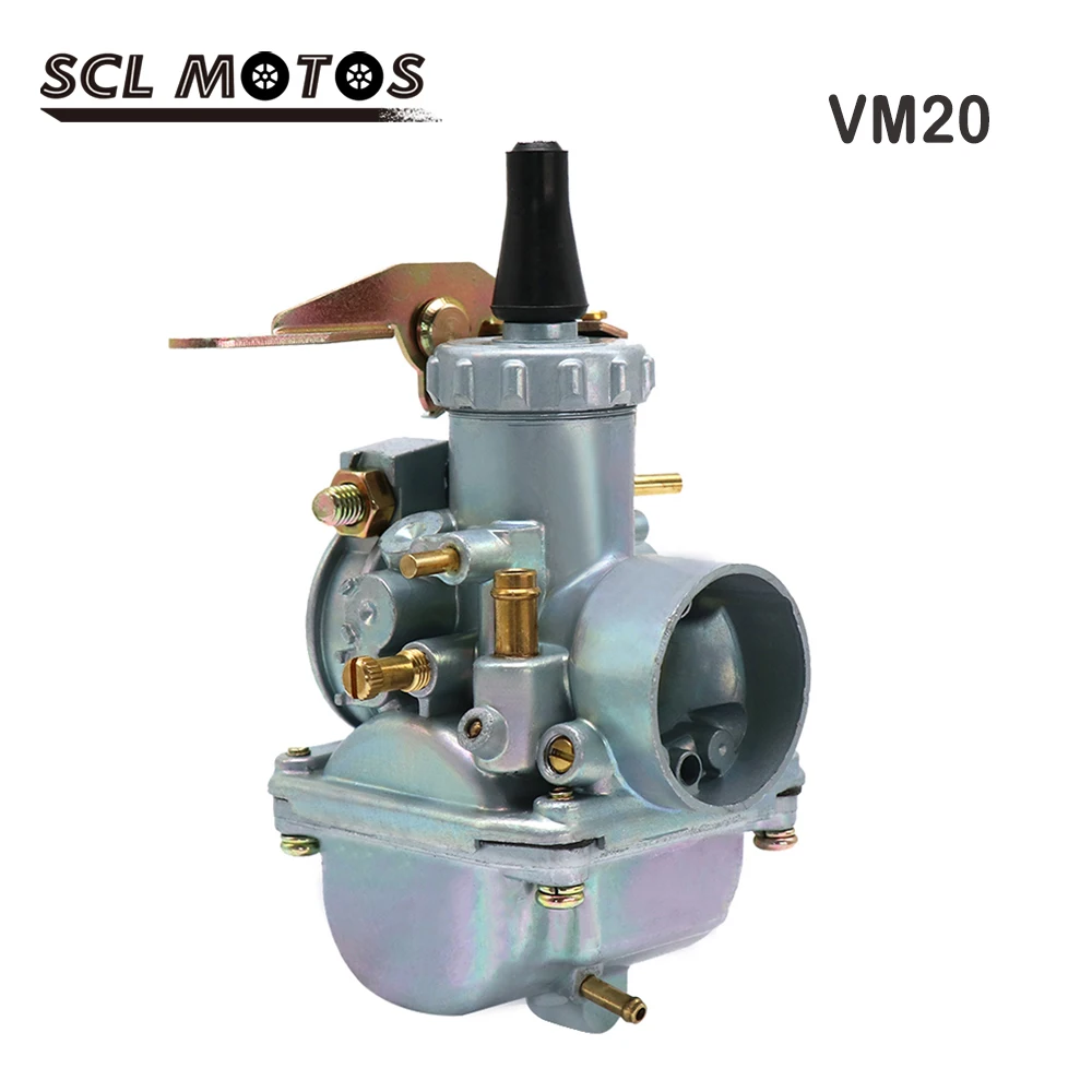 SCL MOTOS 20mm Motorcycle Mikuni Carburetor VM20 Round Slide VM Series Carburetor Carb For Atv Dirt Bike Motorbike Accessories