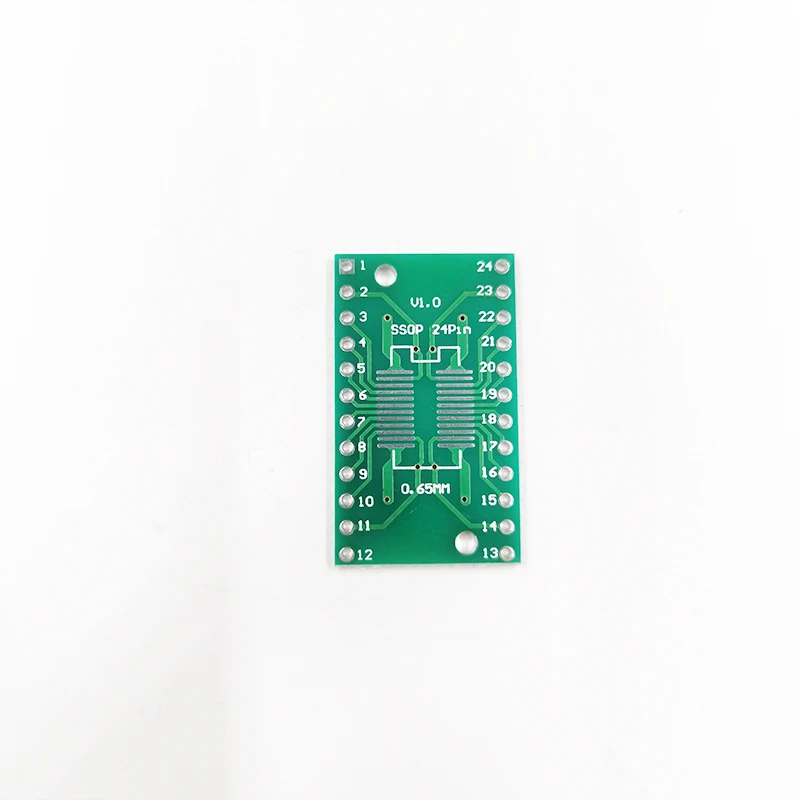Zestaw 30 szt. płyt PCB SMD na DIP Adapter Konwerter PCB FQFP 32 44 64 80 100 HTQFP QFN48 SOP SSOP TSSOP 8 16 24 28 płytka lutownicza