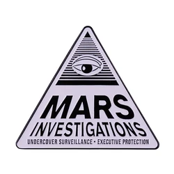 Mars Investigations Logo Brooch Veronica Mars TV Show Pins 