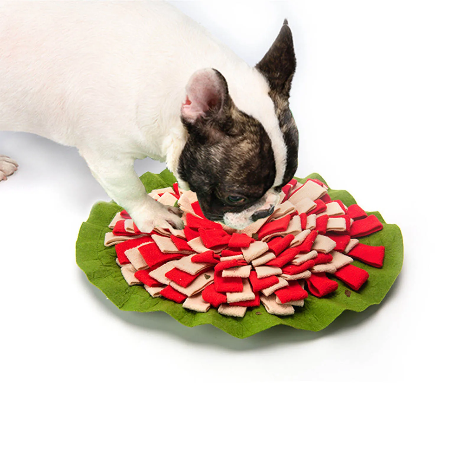 Pet Dog Snuffle Mat Pet Sniffing Training Blanket Fleece Pads Dog Relieve Stress Nose Work Slowing Feeding Dog Sniffing Pad