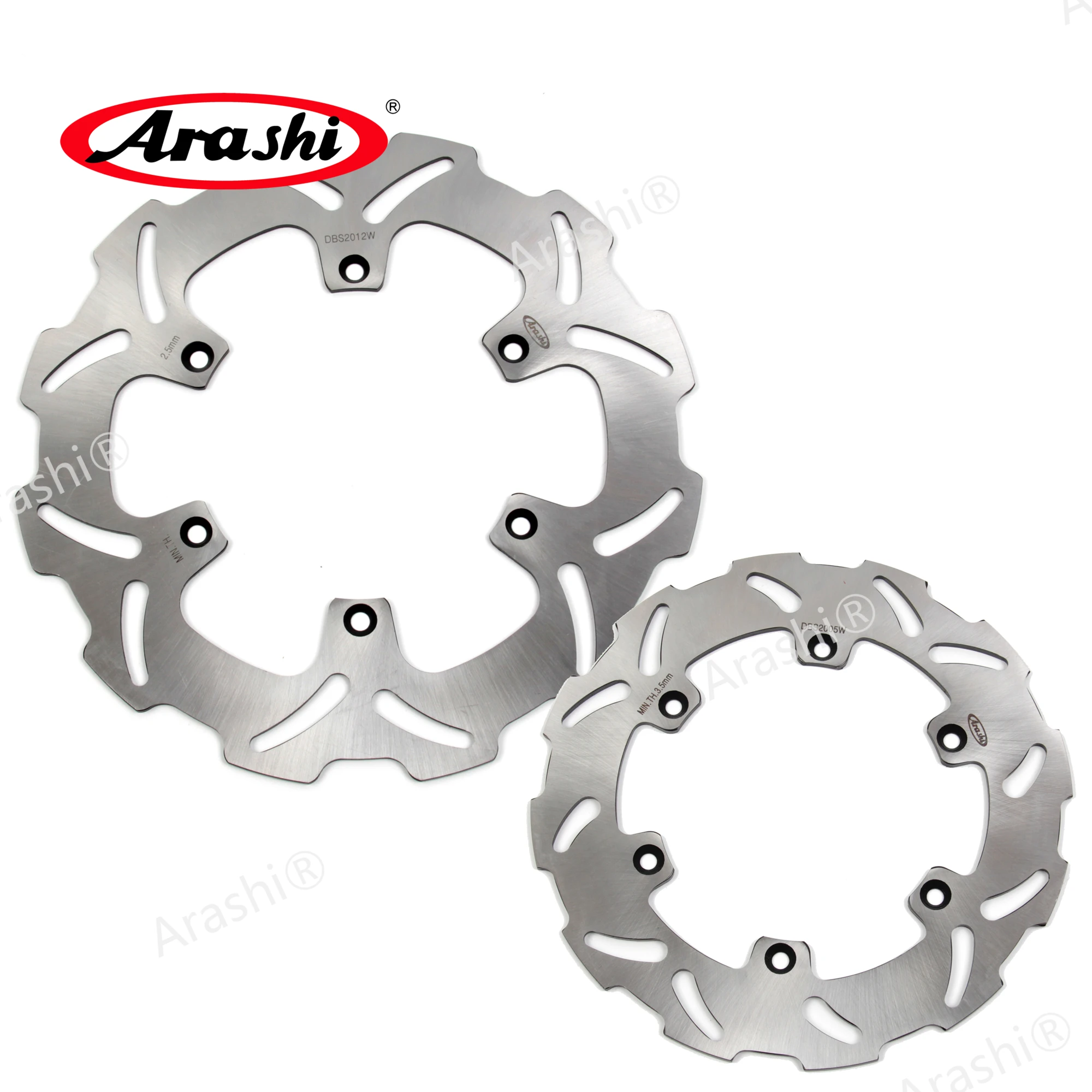 

ARASHI For SUZUKI RM125 RM250 CNC Front Rear Brake Rotors Brake Disc RM 125 250 1989 1999 RMX250S DRZ400E DRZ400X