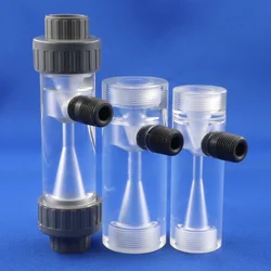 New Transparent PMMA Acrylic Water Injector Irrigation System Venturi Fertilizer Mixer Jet Devive Organic Glass Ejector