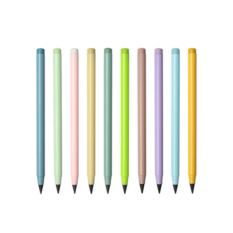 1 Pcs New free pencil eternal pencil no ink to write painting writing student stationery is not easy to break the pencil