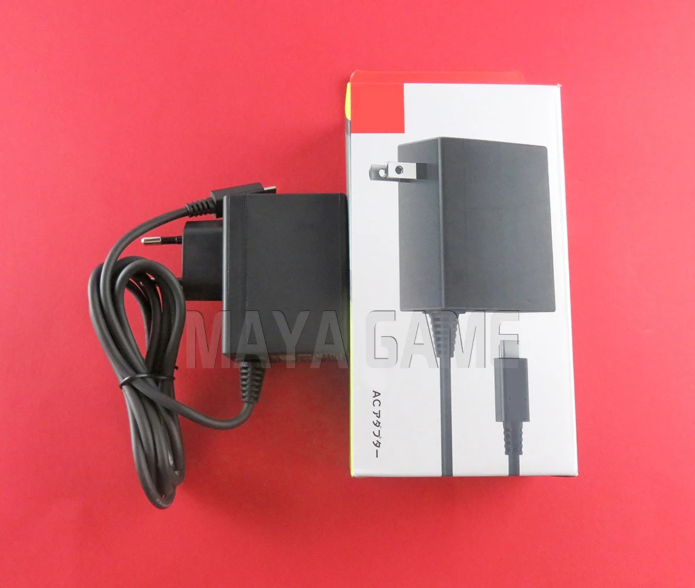 Original New For NS Switch AC adapter US EU Uk Plug Wall Home Travel Charger Power Supply for Nintend Switch Game Console