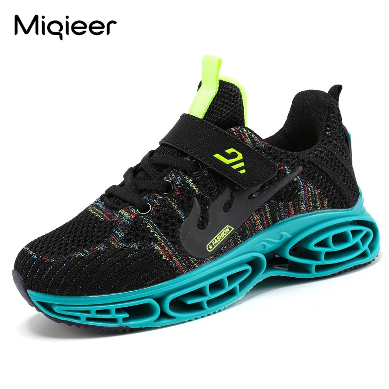 

Young Children Running Shoes Boys Sneakers Kids Breathable Soft Cutouts Sole Damping Jogging Sports Shoes Tenis Infantil Menino