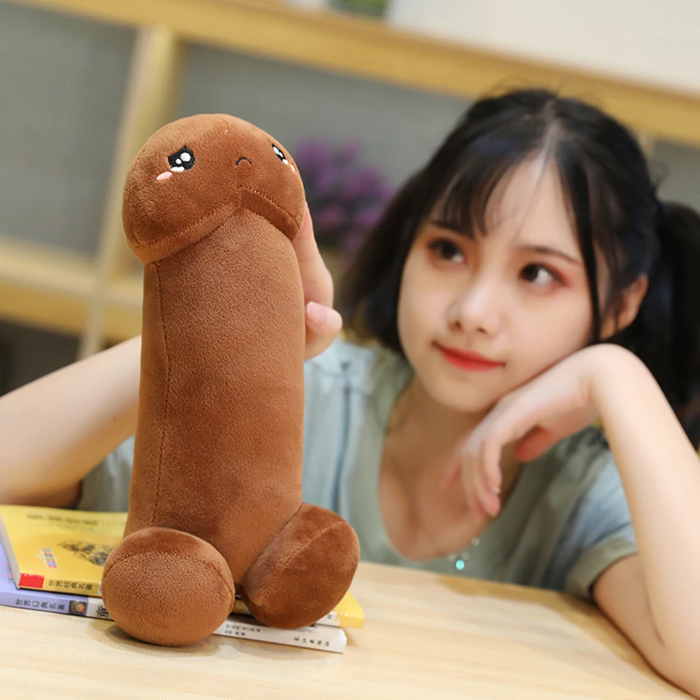 Big Size Creative Plush Penis Toy Doll Funny Soft Stuffed Plush Simulation Dick Pillow Cute Sexy Hormone Gift for Girlfriend