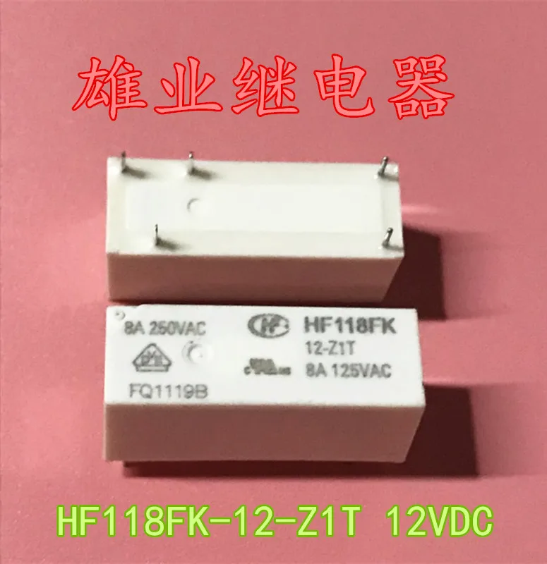 Hf118fk-12-z1t 12VDC de 8A hf118f-012-1z1g 1zs1