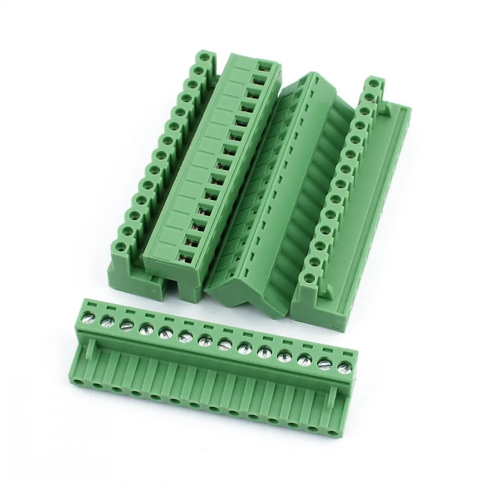 100PCS Pitch 5,08mm Terminal Block Stecker 2EDG 5,08mm 2-12 Pin PCB Schraube Stecker Terminal Block KF2EDG Buchse PCB Schraube – Detail 7